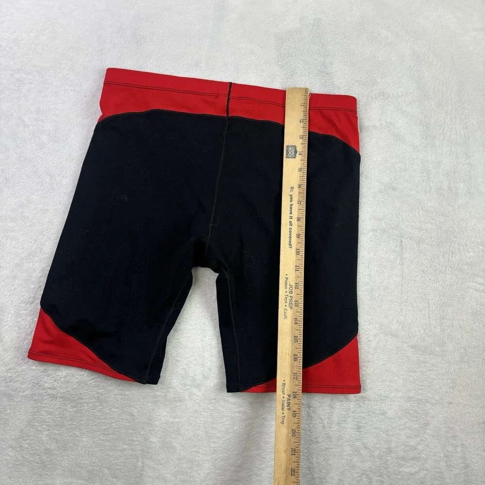 Nike Hydrastrong Swimwear Trunks Men's Size 38 Black Red